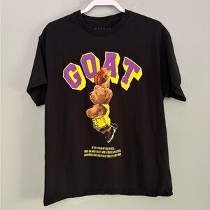 PacSun GOAT Graphic Black T-Shirt Size L